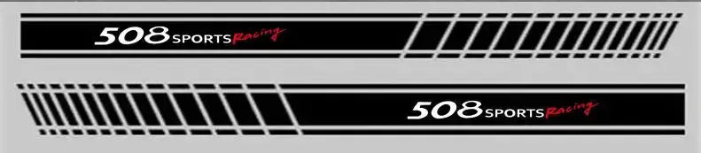 Peugeot Kapı Şerit Sticker Sports Racing Seti | Sticker Master - Sticker Master