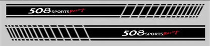 Peugeot Kapı Şerit Sticker Sports Racing Seti | Sticker Master - Sticker Master