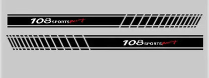 Peugeot Kapı Şerit Sticker Sports Racing Seti | Sticker Master - Sticker Master