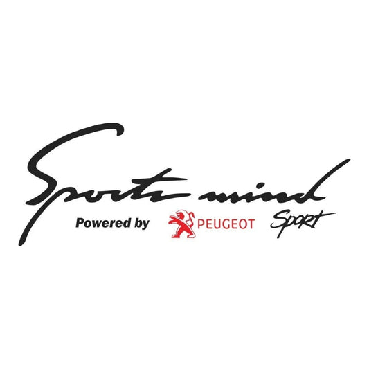 Sticker Master Peugeot Sport Mind Sticker – 30 Cm Sportif Araç Çıkartması