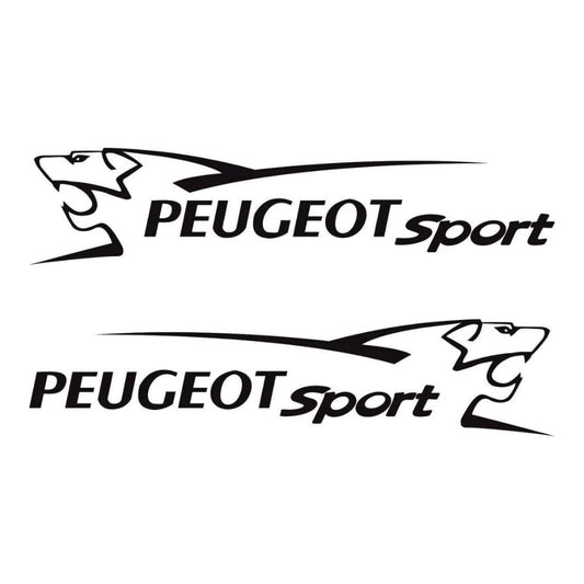 Sticker Master Peugeot Sport Sticker – 2’li Takım (30 Cm Sağ & Sol Simetrik)