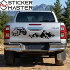 Pickup Arka Kapak Sticker Off-Road Dağ Manzarası | Sticker Master