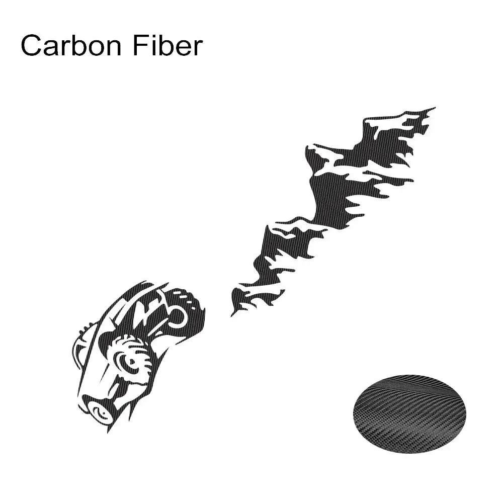 Pickup Arka Kapak Sticker Off-Road Dağ Manzarası | Sticker Master - Sticker Master