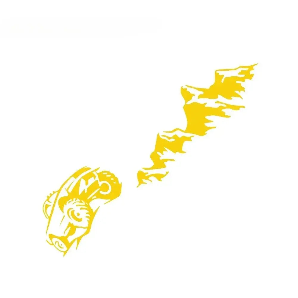 Pickup Arka Kapak Sticker Off-Road Dağ Manzarası | Sticker Master - Sticker Master