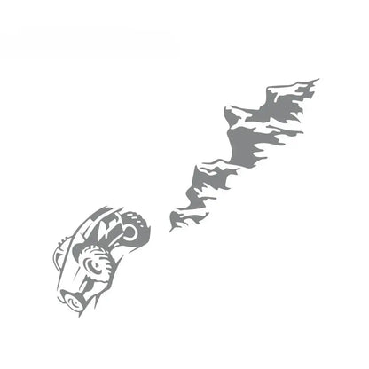 Pickup Arka Kapak Sticker Off-Road Dağ Manzarası | Sticker Master - Sticker Master