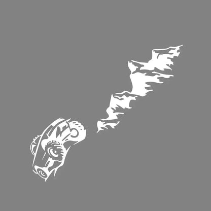 Pickup Arka Kapak Sticker Off-Road Dağ Manzarası | Sticker Master - Sticker Master