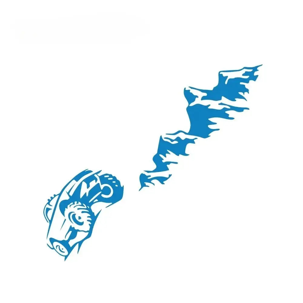 Pickup Arka Kapak Sticker Off-Road Dağ Manzarası | Sticker Master - Sticker Master