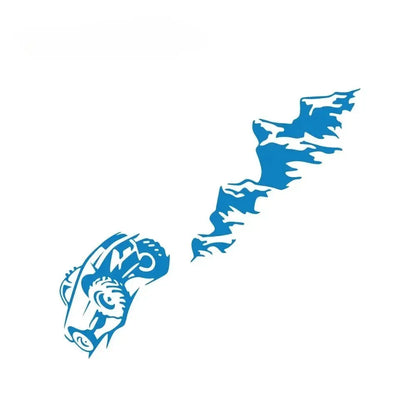 Pickup Arka Kapak Sticker Off-Road Dağ Manzarası | Sticker Master - Sticker Master