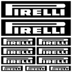Sticker Masters Pirelli Sponsor Set Sticker Oto Motor Araba 2