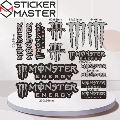 Premium M Pençe Yarış Sticker Seti | Özel Silindir Kutulu ve Sürpriz Hediyeli Sticker Master