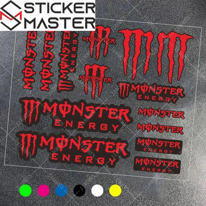 Premium M Pençe Yarış Sticker Seti | Özel Silindir Kutulu ve Sürpriz Hediyeli Sticker Master