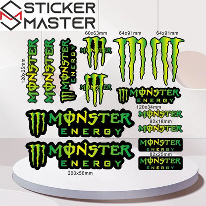 Premium M Pençe Yarış Sticker Seti | Özel Silindir Kutulu ve Sürpriz Hediyeli Sticker Master