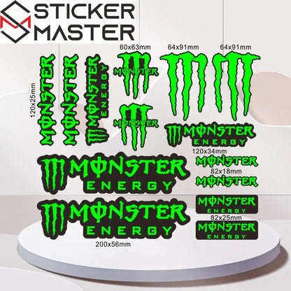 Premium M Pençe Yarış Sticker Seti | Özel Silindir Kutulu ve Sürpriz Hediyeli Sticker Master
