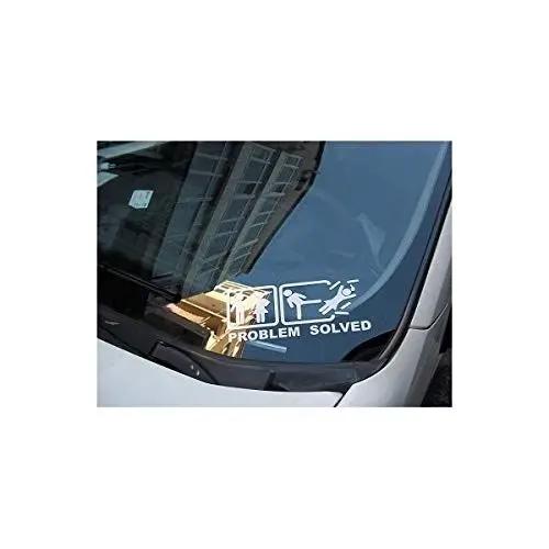 Sticker Master Problem Solved Motor, Kask, Laptop, Araba, Oto Araç İçin Dayanıklı Etiket Decal