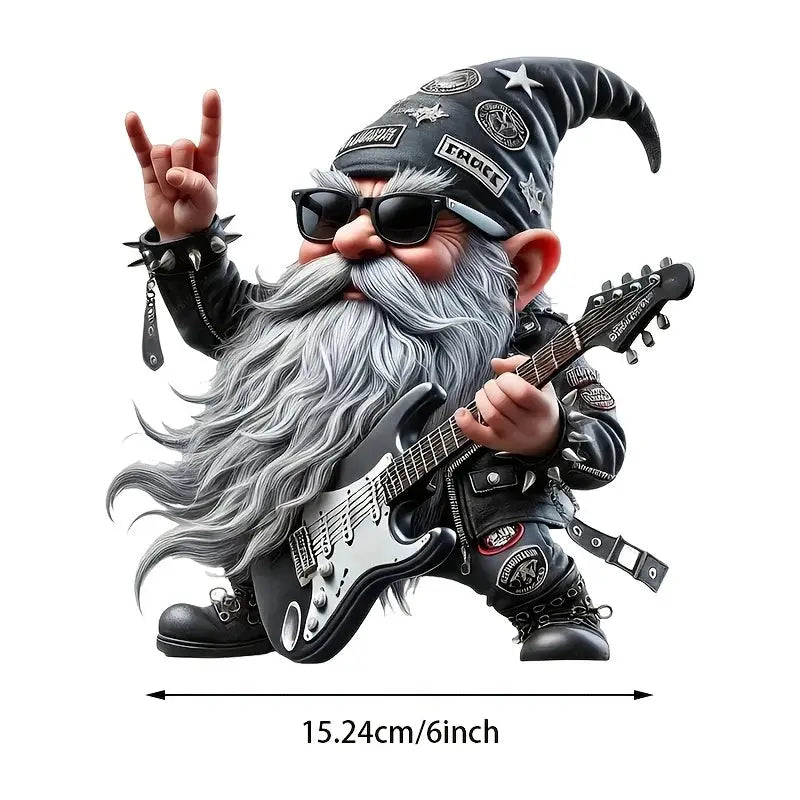 Rockin' Cüce Punk Rocker Sticker - Motosiklet Laptop Çıkartması Sticker Master