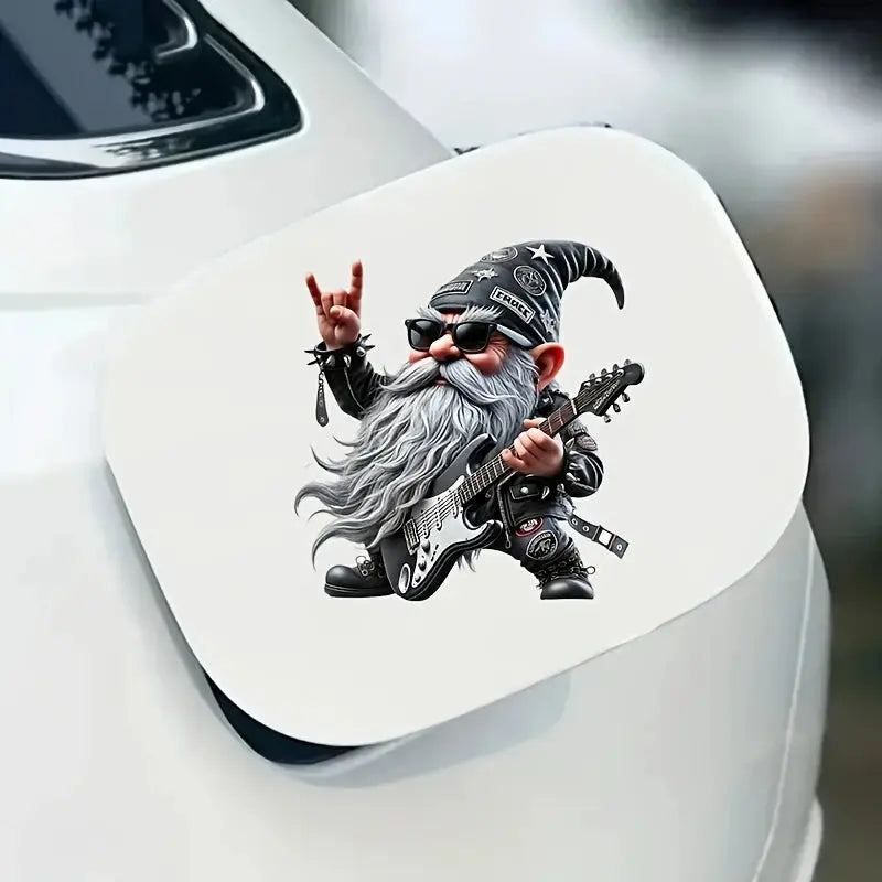 Rockin' Cüce Punk Rocker Sticker - Motosiklet Laptop Çıkartması Sticker Master