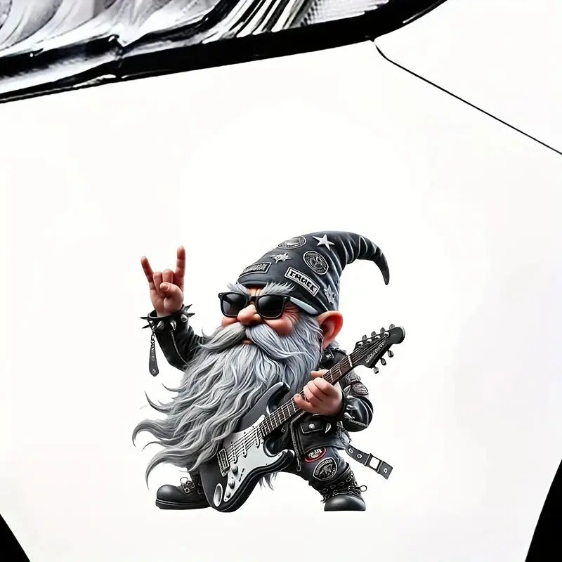 Rockin' Cüce Punk Rocker Sticker - Motosiklet Laptop Çıkartması Sticker Master