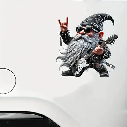Rockin' Cüce Punk Rocker Sticker - Motosiklet Laptop Çıkartması Sticker Master