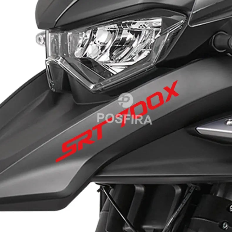 QJMotor SRT700X Sticker Seti Siyah Beyaz Kırmızı Gri Çıkartma | Sticker Maste