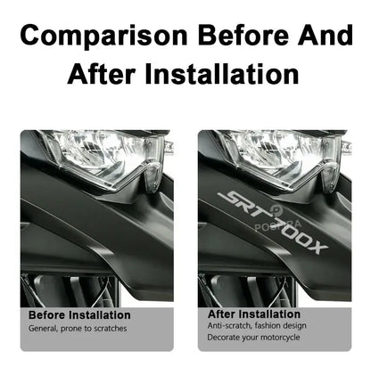 QJMotor SRT700X Sticker Seti Siyah Beyaz Kırmızı Gri Çıkartma | Sticker Master Sticker Master