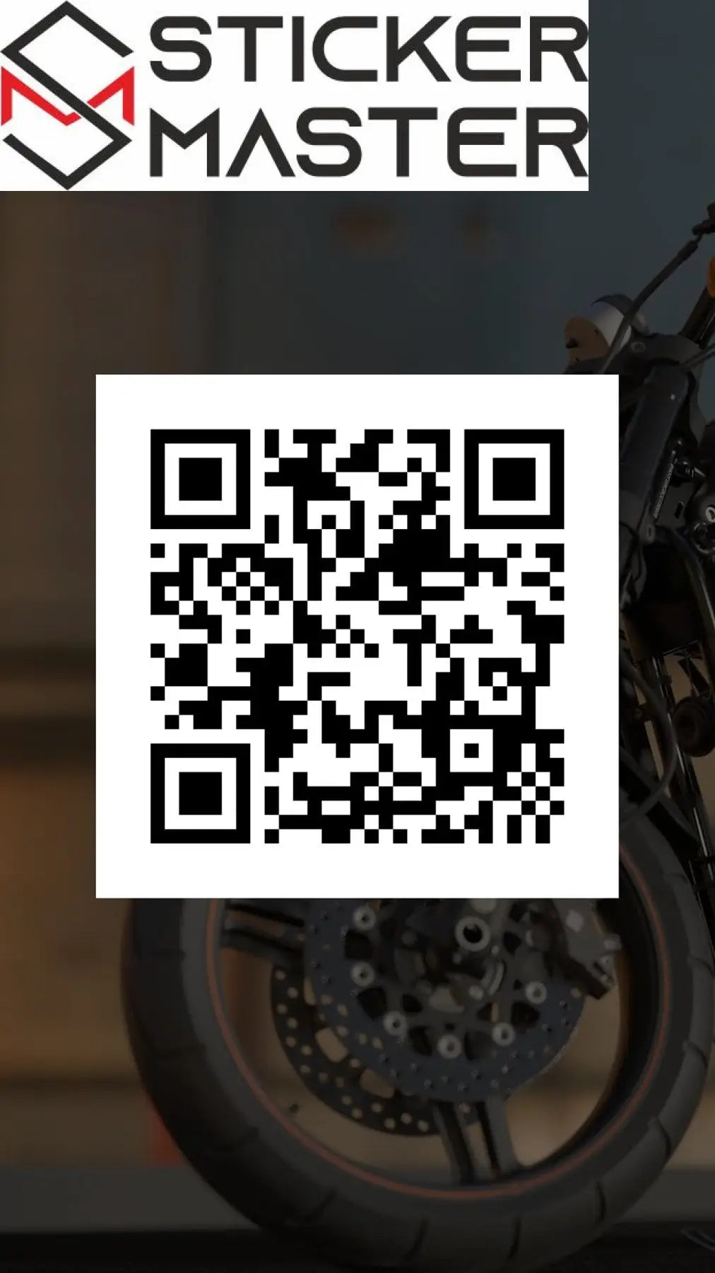 Sticker Master Qr Kod Karekod Sticker Oto, Motorsiklet, Kask,Cam, Laptop Sticker 5X5 Cm 25 Adet
