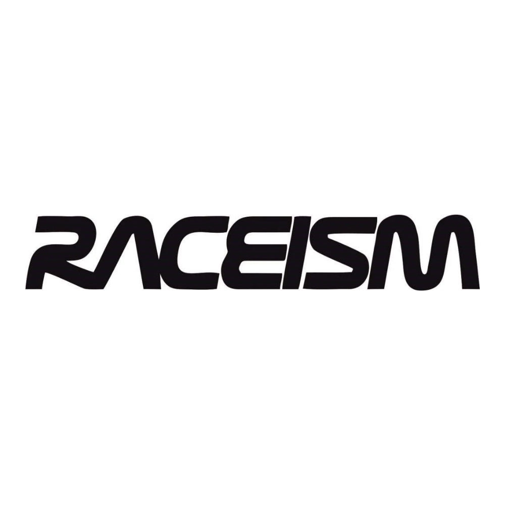 Sticker Master Raceism Sticker - Araba, Laptop, Motor ve Kask İçin Minimal Yarış Temalı Etiket (15 cm)