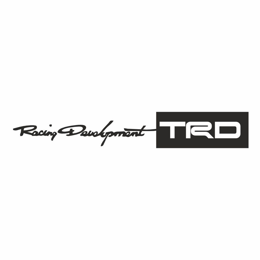 Sticker Master Racing Development TRD Kapı Sticker Seti - 4 Adet, Araba Kapı ve Yan Panel İçin Spor Tasarım Etiket
