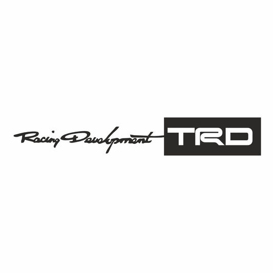 Sticker Master Racing Development TRD Kapı Sticker Seti - 4 Adet, Araba Kapı ve Yan Panel İçin Spor Tasarım Etiket