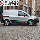 Renault Kangoo Sticker Yan Kapı Sport Şerit Seti | Sticker Master