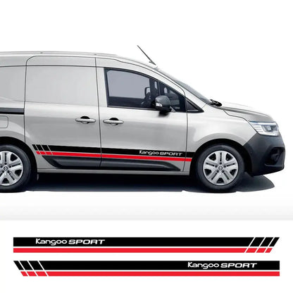 Renault Kangoo Sticker Yan Kapı Sport Şerit Seti | Sticker Master - Sticker Master