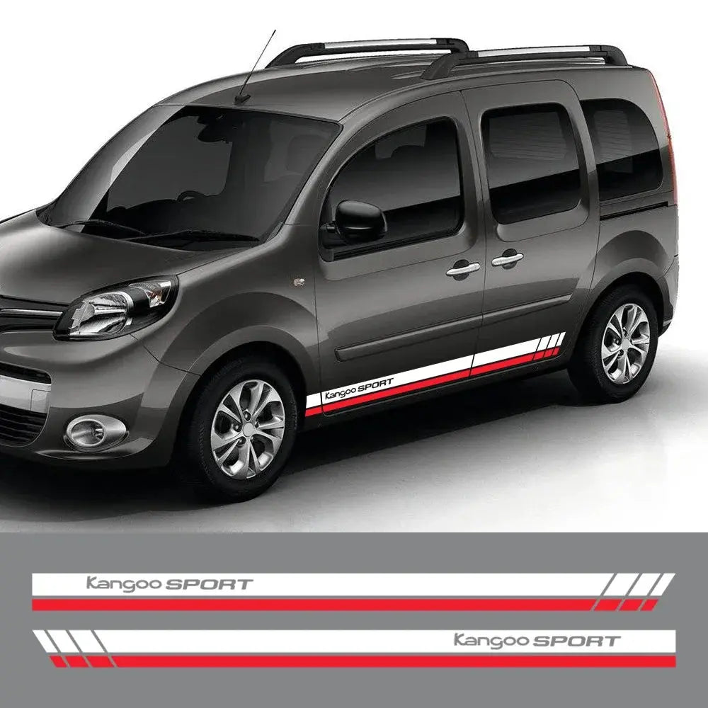 Renault Kangoo Sticker Yan Kapı Sport Şerit Seti | Sticker Master - Sticker Master