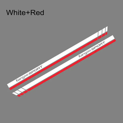 Renault Kangoo Sticker Yan Kapı Sport Şerit Seti | Sticker Master - Sticker Master