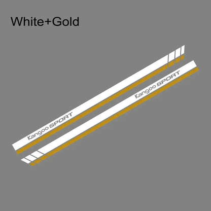 Renault Kangoo Sticker Yan Kapı Sport Şerit Seti | Sticker Master - Sticker Master