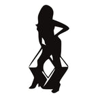 Sticker Master Renault Women Motor, Kask, Laptop, Araba, Oto Araç İçin Dayanıklı Etiket Decal 15 Cm
