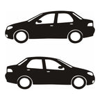 Sticker Master Renault Clio Sedan Basık Araç Sticker – 2 Adet 15 cm Modifiye Etiket