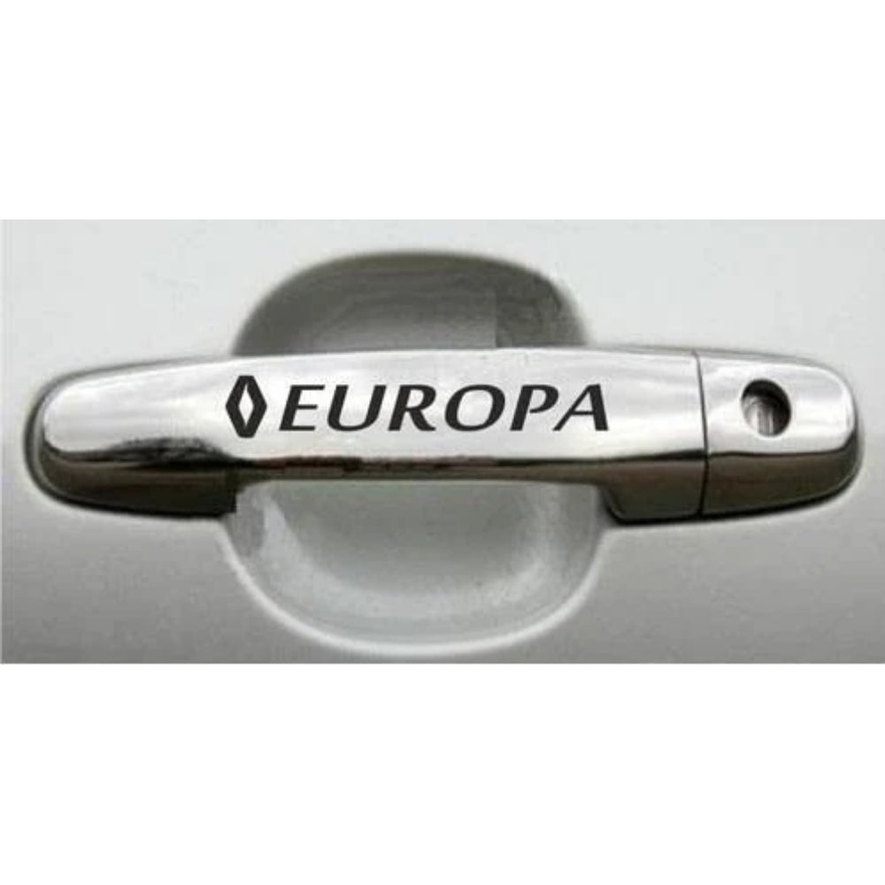 Sticker Master Renault Europa Kapı Kolu & Jant Sticker Seti – 10 Adet Dayanıklı Vinil