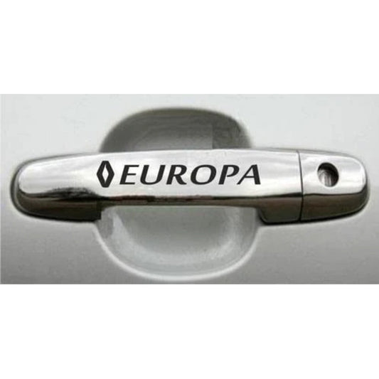 Sticker Master Renault Europa Kapı Kolu & Jant Sticker Seti – 10 Adet Dayanıklı Vinil