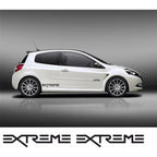 Sticker Master EXTREME Yan Gövde Sticker Seti – 2 Adet 30 cm Sağ & Sol Dayanıklı Vinil Decal