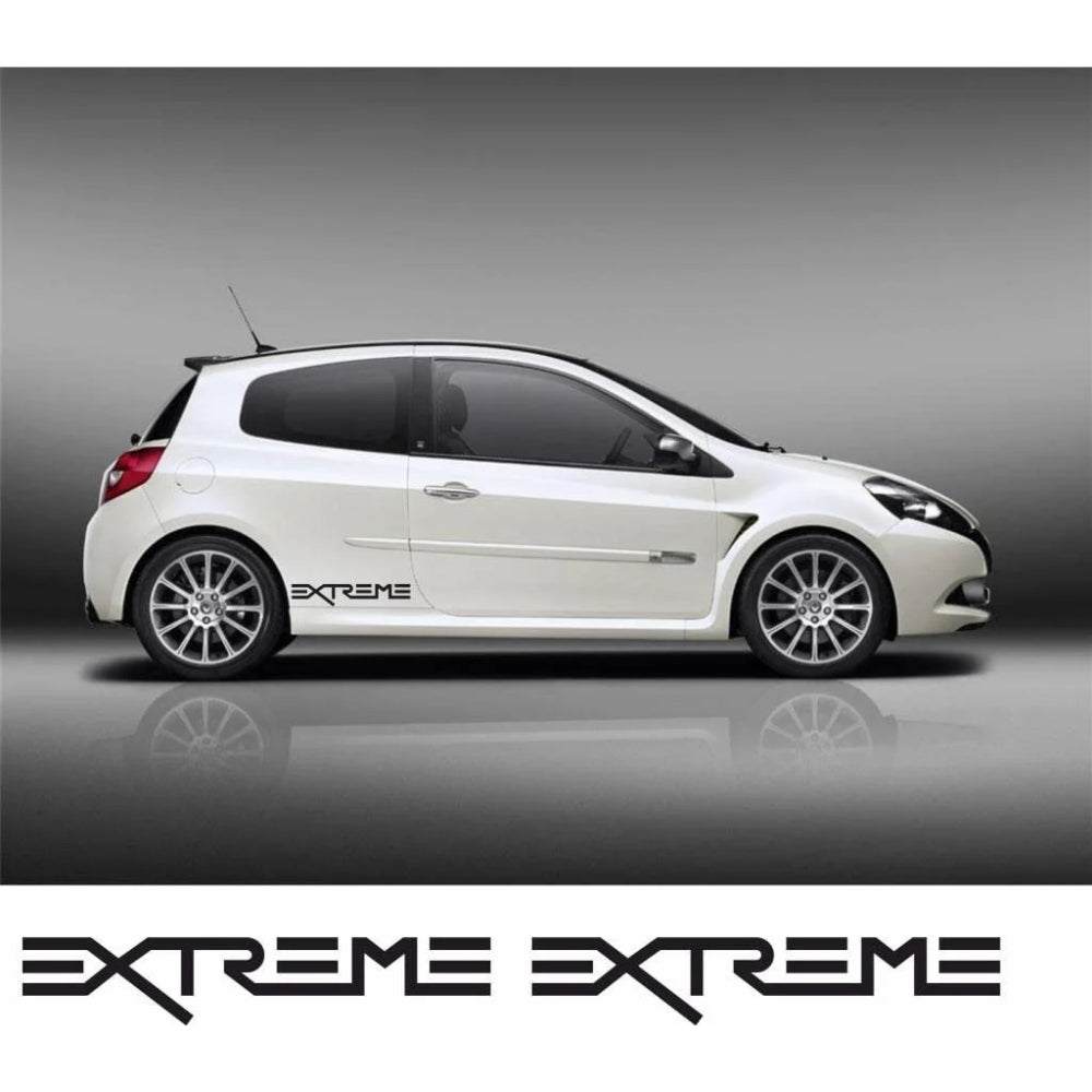 Sticker Master EXTREME Yan Gövde Sticker Seti – 2 Adet 30 cm Sağ & Sol Dayanıklı Vinil Decal