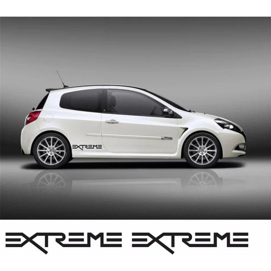 Sticker Master EXTREME Yan Gövde Sticker Seti – 2 Adet 30 cm Sağ & Sol Dayanıklı Vinil Decal