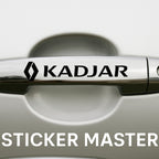 Sticker Master Renault Kadjar Kapı Kolu & Jant Sticker Seti – 10 Adet Dayanıklı Vinil