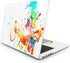 Renkli Boya Sıçraması Laptop Sticker Soyut Desenli Seti | Sticker Master