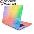 Renkli Bulutlar Laptop Sticker Seti - Pastel Gökyüzü | Sticker Master