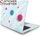 Renkli Geometrik Laptop Sticker Kaplama | Sticker Master