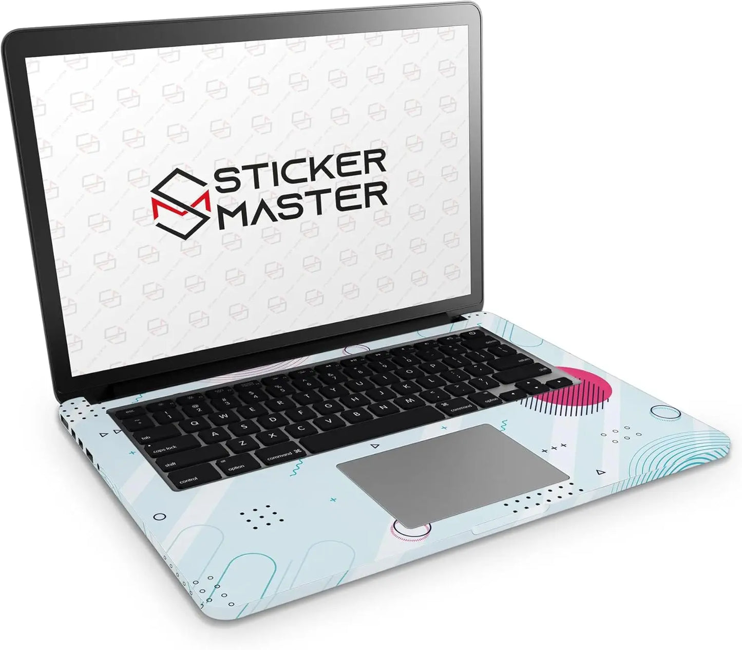 Sticker Master Geometric Shapes Evrensel Sticker Dizüstü Bilgisayar Vinil Sticker Decal 12" 13" 13.3" 14" 15" 15.4" 15.6 inç Dizüstü Bilgisayar Çıkartma Koruyucu Macbook Asus Acer Hp Lenovo Huawei Dell İçin - Sticker Master