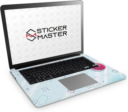 Sticker Master Geometric Shapes Evrensel Sticker Dizüstü Bilgisayar Vinil Sticker Decal 12" 13" 13.3" 14" 15" 15.4" 15.6 inç Dizüstü Bilgisayar Çıkartma Koruyucu Macbook Asus Acer Hp Lenovo Huawei Dell İçin - Sticker Master