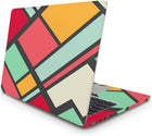 Renkli Geometrik Laptop Sticker - Retro Tasarım | Sticker Master