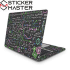 Renkli Matematik Formülleri Laptop Sticker Math Linear | Sticker Master