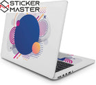 Renkli Soyut Geometrik Laptop Sticker Kaplama | Sticker Master