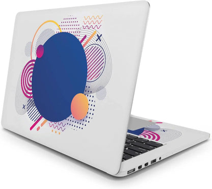 Sticker Master Flat Abstract Evrensel Sticker Dizüstü Bilgisayar Vinil Sticker Decal 12" 13" 13.3" 14" 15" 15.4" 15.6 inç Dizüstü Bilgisayar Çıkartma Koruyucu Macbook Asus Acer Hp Lenovo Huawei Dell İçin - Sticker Master
